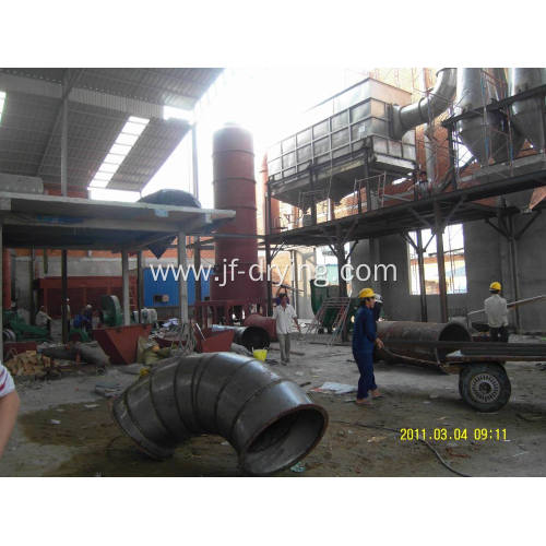 High speed rotating flash dryer machine